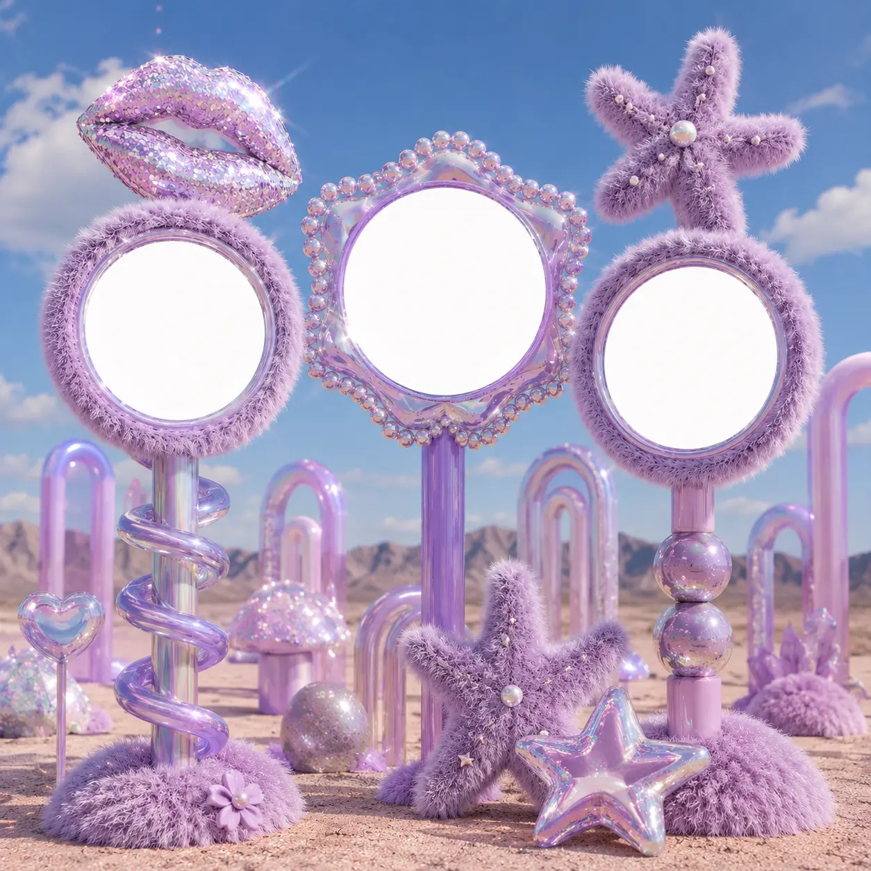 Lilac Dream Mirrors — Soft & Dreamy frame